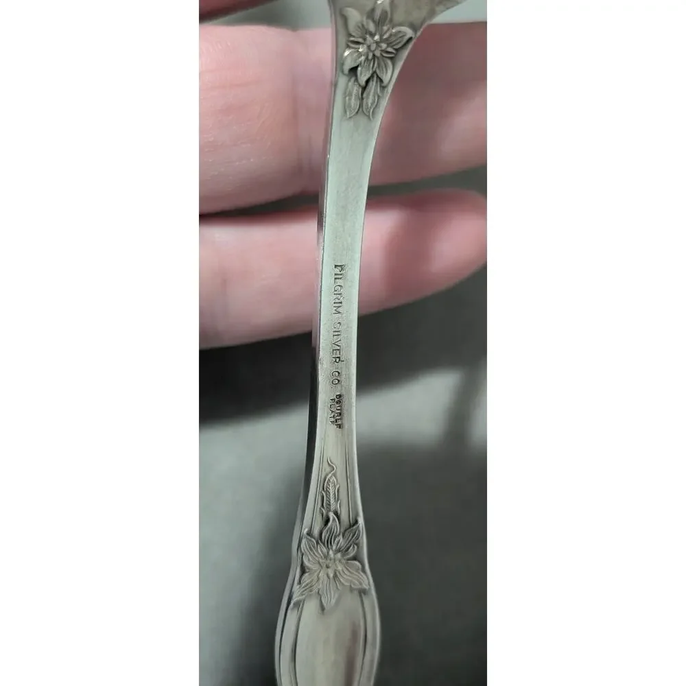 Set of 8 Antique Pilgrim Silver Co 